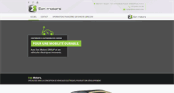 Desktop Screenshot of eon-motors.com